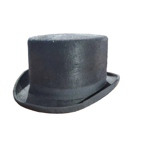 Black Top Hat 6 1/2