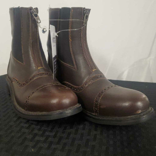 Brown Zip Boots 6