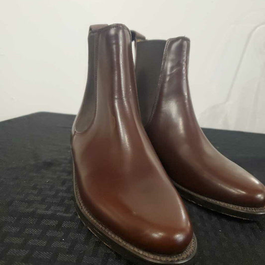 Brown Leather Boots 4 1/2