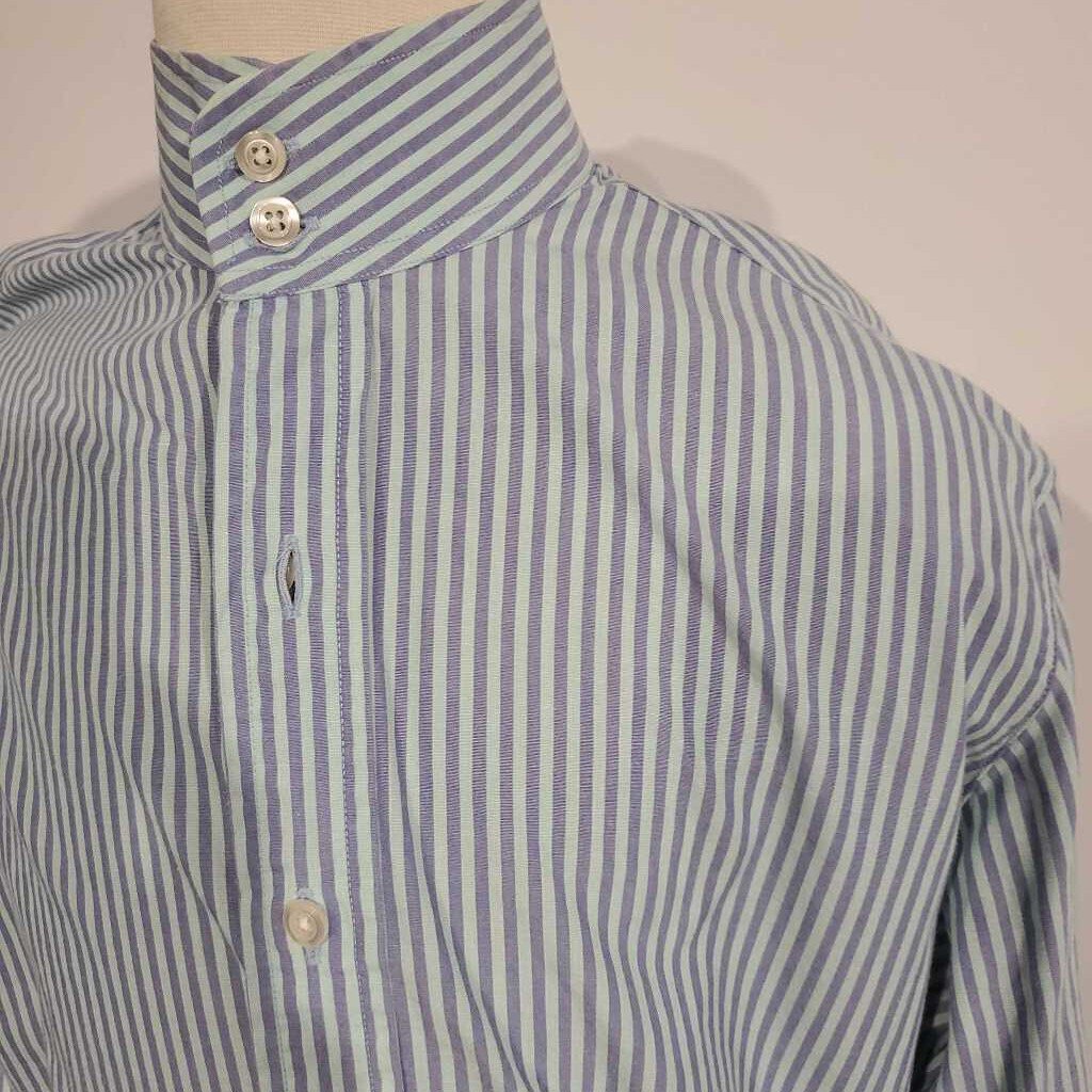 Purple and green Striped hunt Shirt