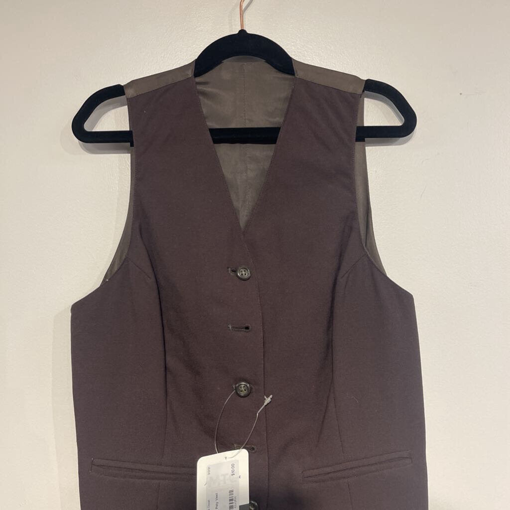 Brown Poly Vest