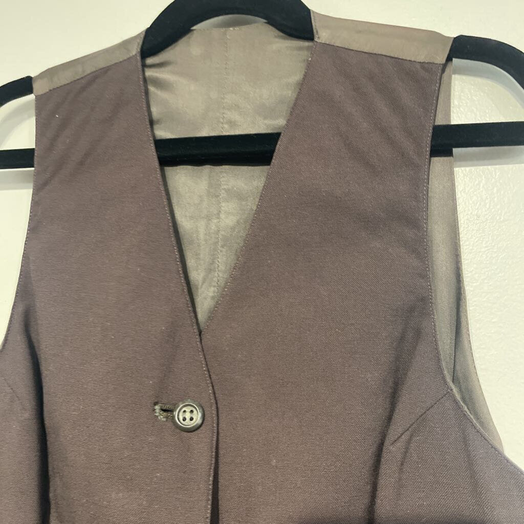 Brown Poly Vest