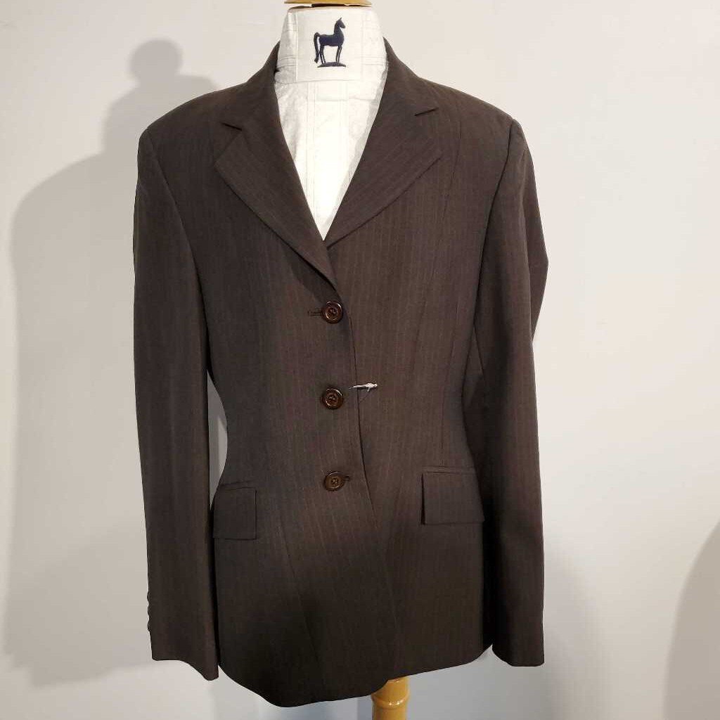 Brown Pinstripe Hunt Coat 2R