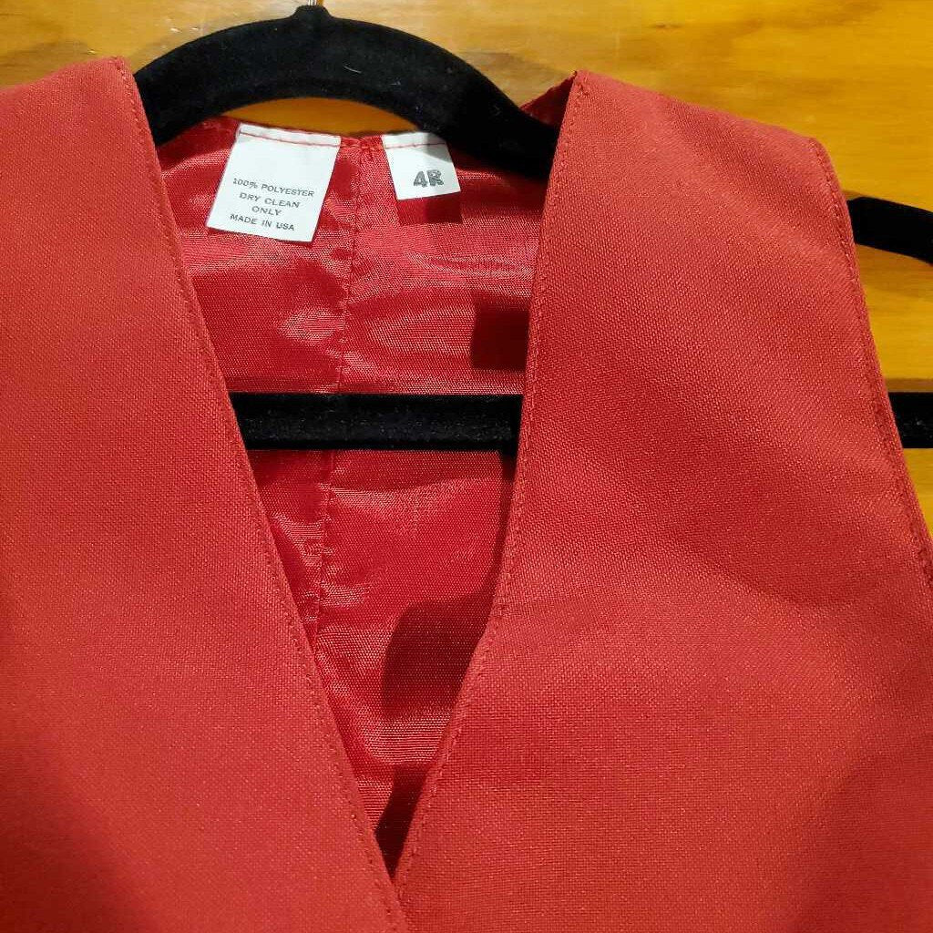 Red Poly Vest