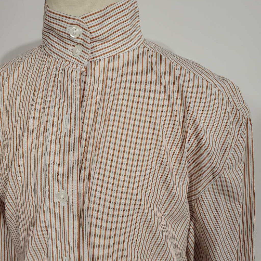 White Rust Navy Stripe Hunt Shirt