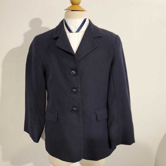TuffRider Navy Hunt Coat Kids 10