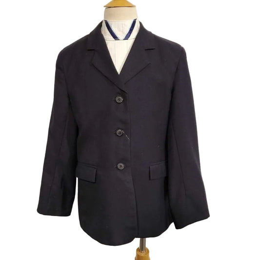 TuffRider Navy Hunt Coat Kids 14