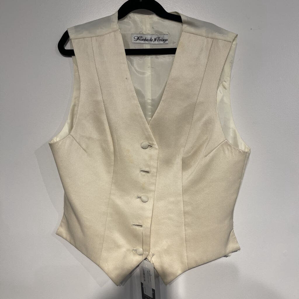 Marsha De Arriaga Cream Vest