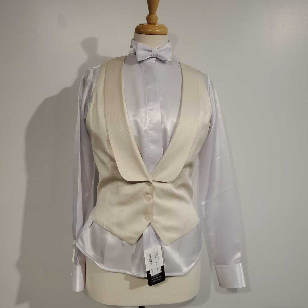 Cream Formal Vest
