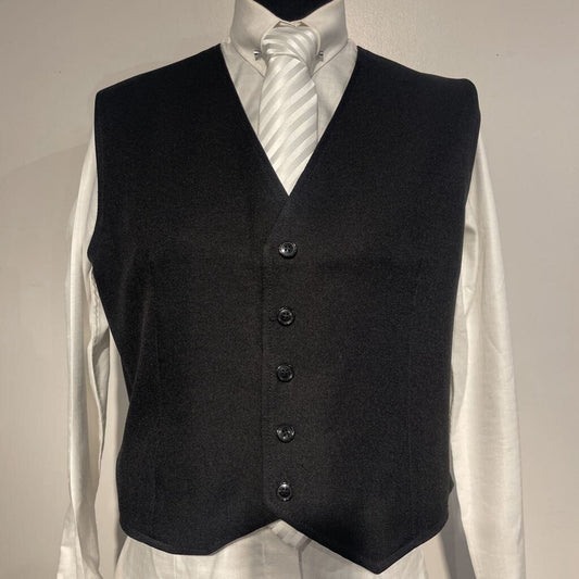 Light Grey and Black Reversible Vest