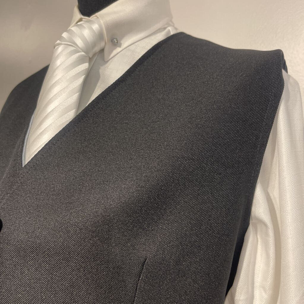 Light Grey and Black Reversible Vest