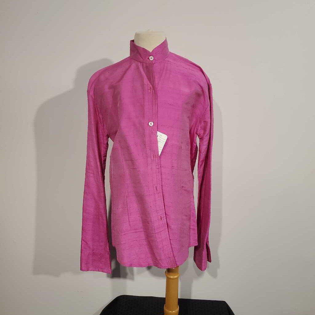 Pink Silk Shirt