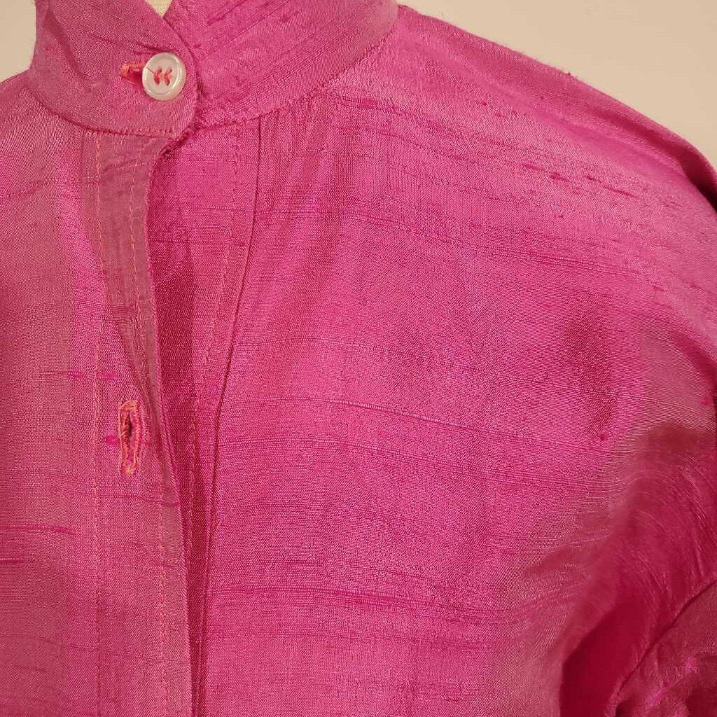 Pink Silk Shirt