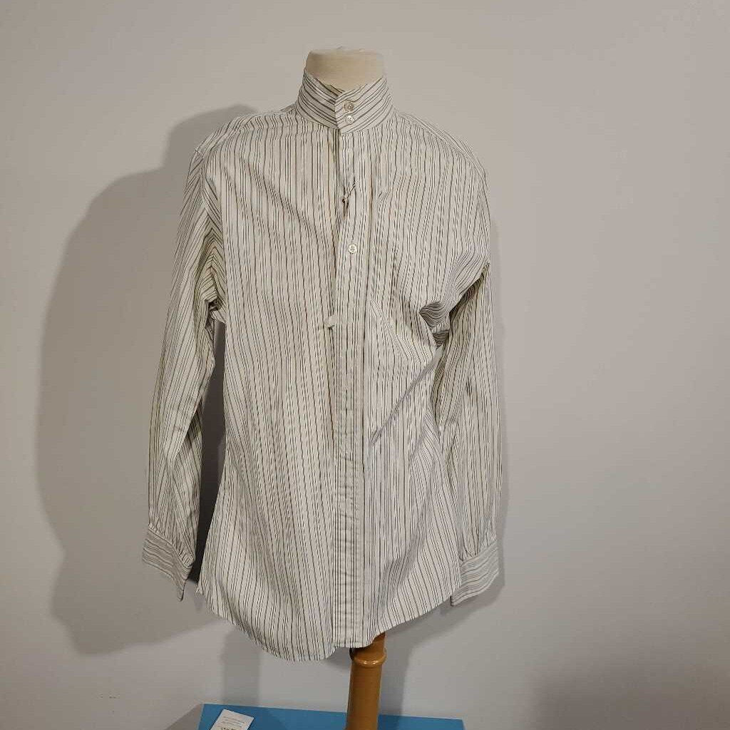 Cream and Brown Stripe Hunt Shirt