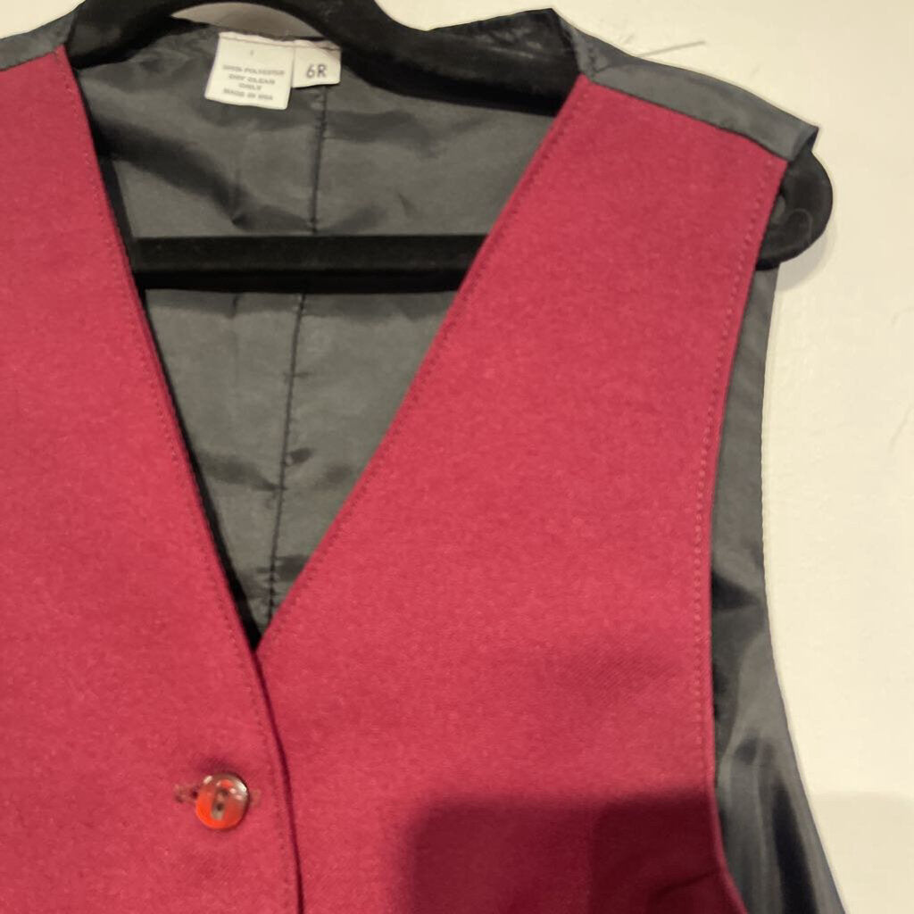 Off Rack - Burgundy Vest