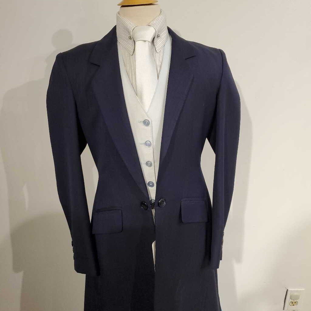 Marsha De Arriaga Custom Navy Suit