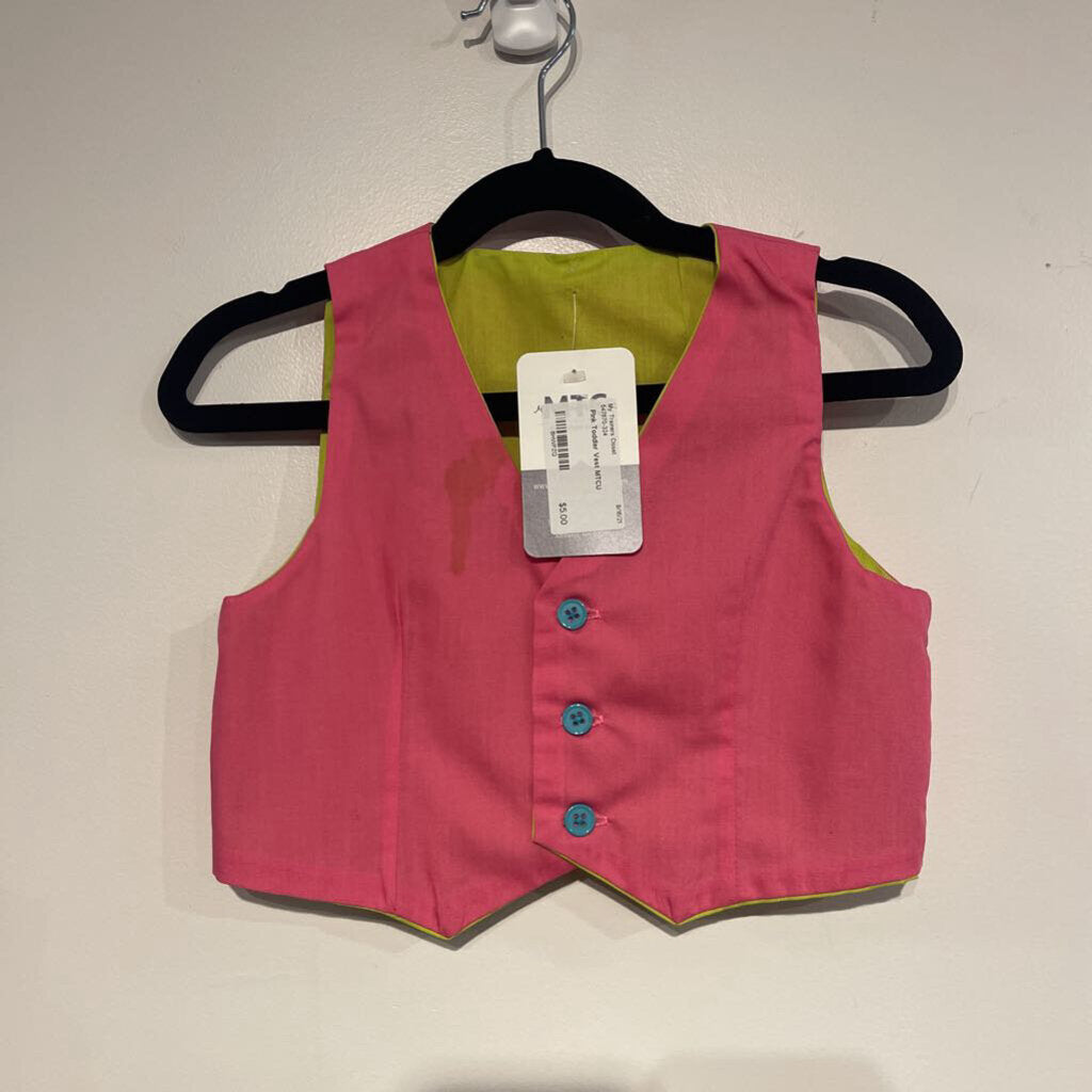 Pink Toddler Vest MTCU