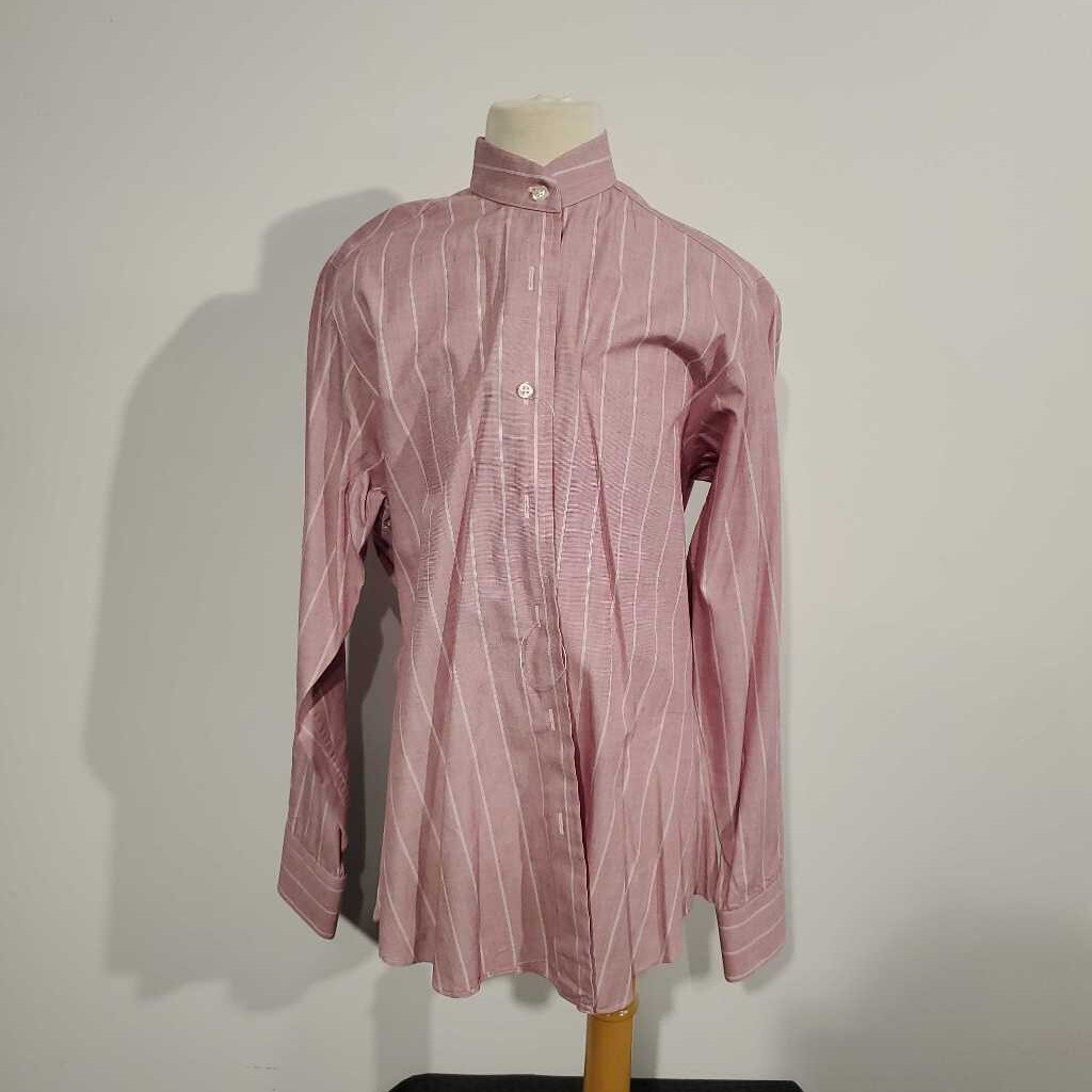 Rust Stripe Hunt Shirt No Collar