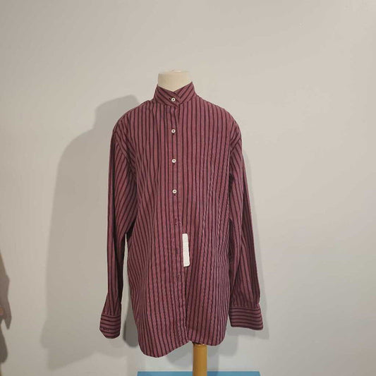 Maroon and Plum Stripe Hunt Shirt