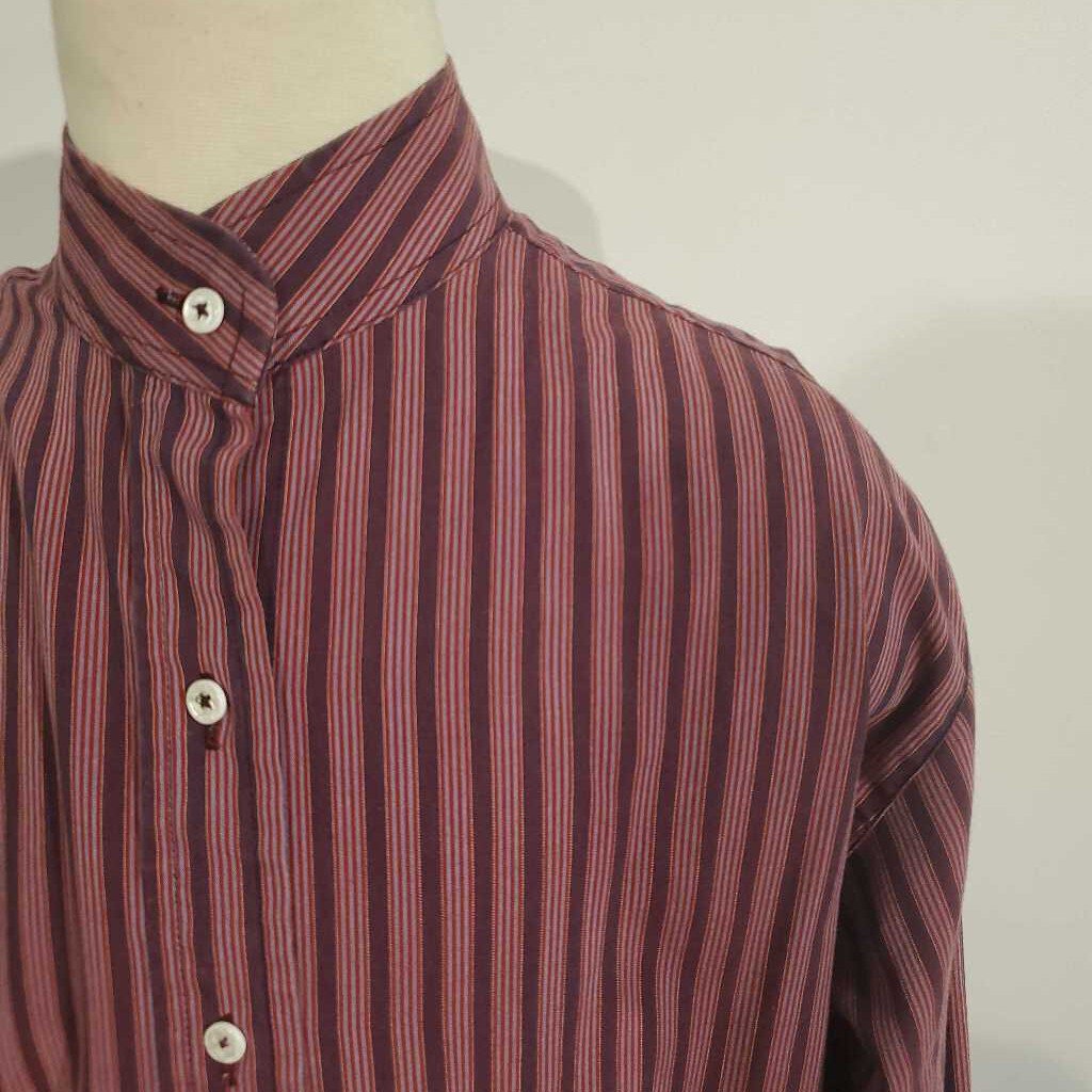 Maroon and Plum Stripe Hunt Shirt