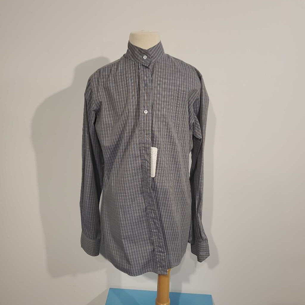 Blue with Taupe Checker Hunt Shirt