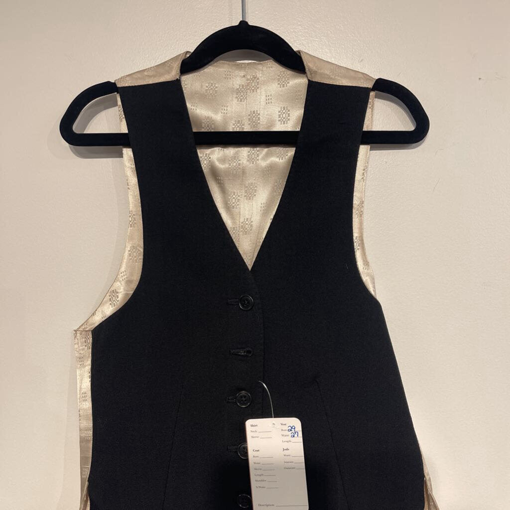 Black Stripe Vest