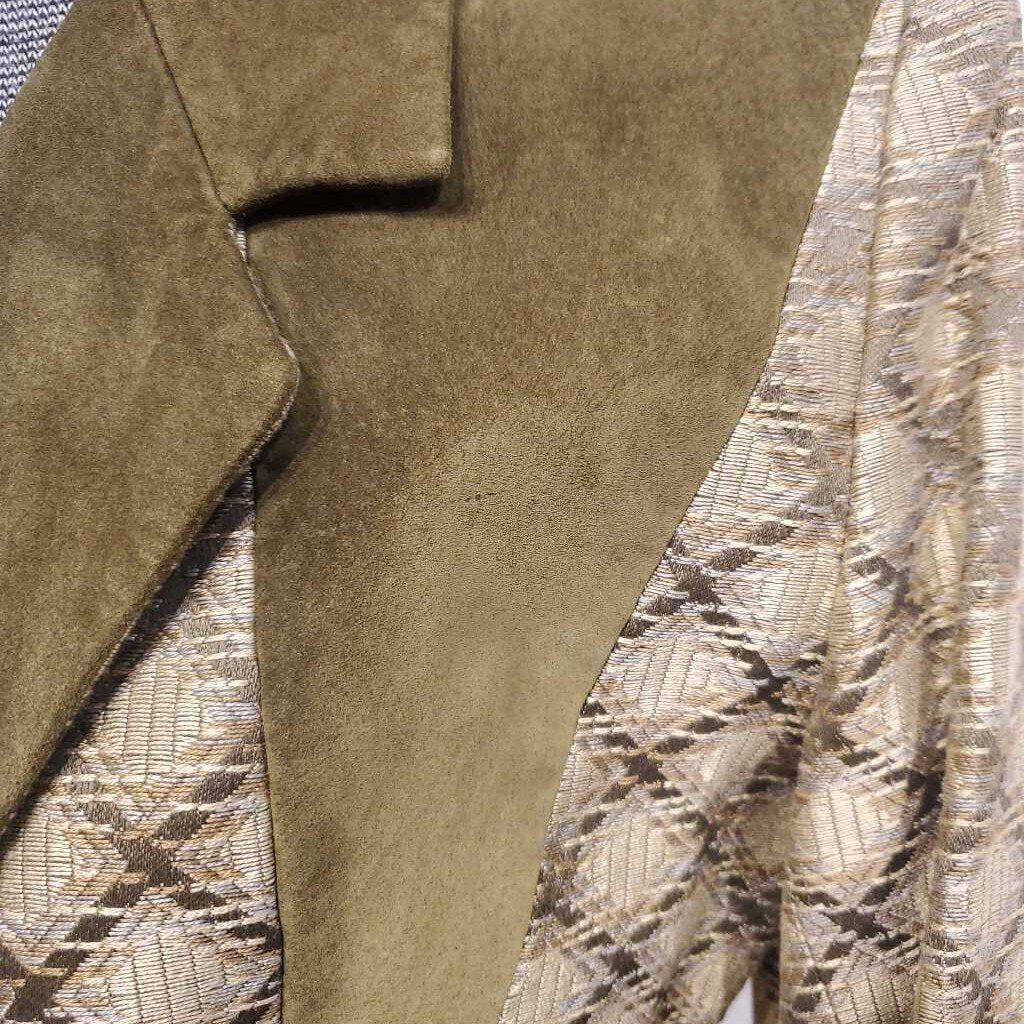 Olive Western Jacket with Matching Ultrasuede Chaps