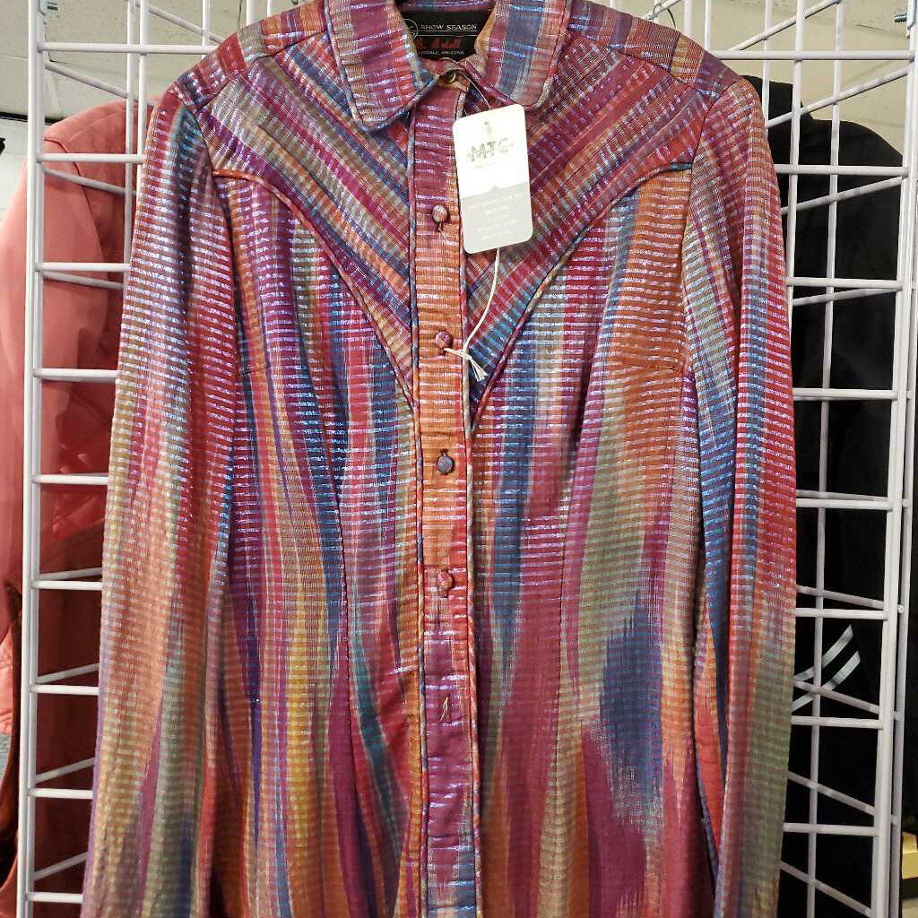 Multi stripe Western Shirt