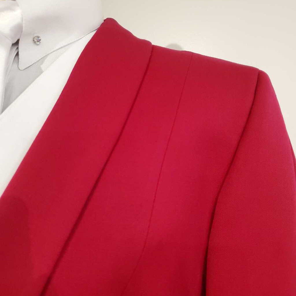 Red Poly Blend Daycoat