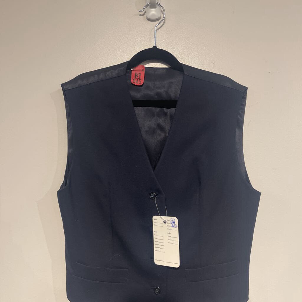 Navy Boy's Poly Vest