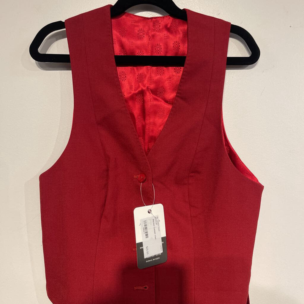 Maroon Custom Vest