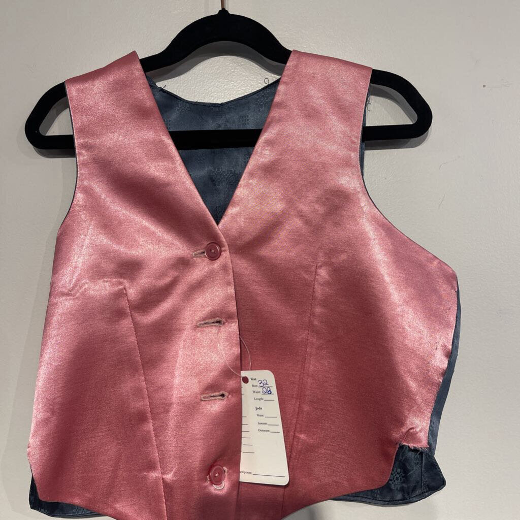 Light Pink Satin Vest