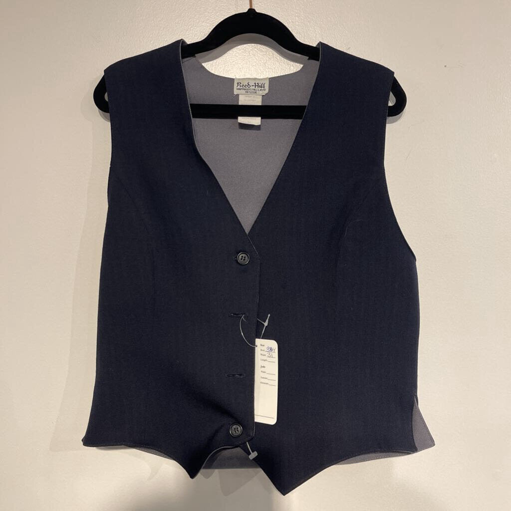 Reed Hill Navy and Grey Reversible Vest