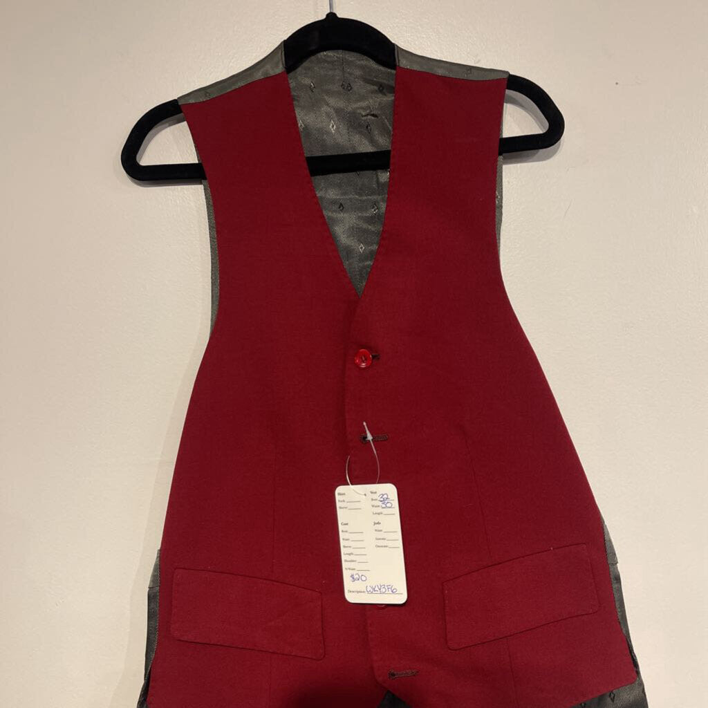 Burgundy Vest