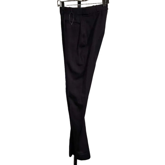 Custom Navy Striped Pleasure Jods with Suede(26W, 33INS)