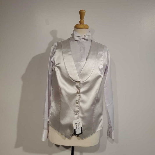 Hawkewood White Satin Formal Vest