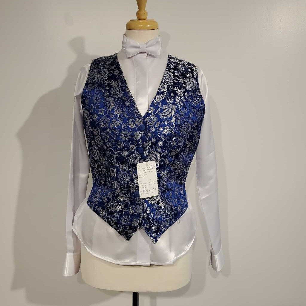 Custom Royal Blue Formal Vest