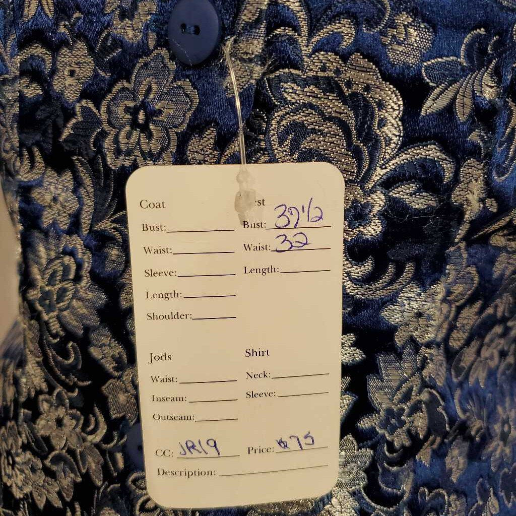 Custom Royal Blue Formal Vest