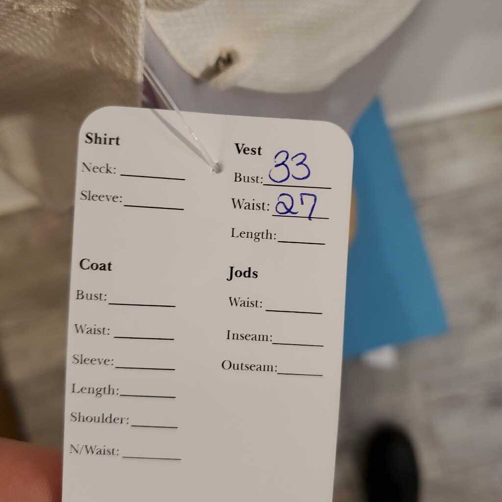 Carl Meyers White Formal Vest