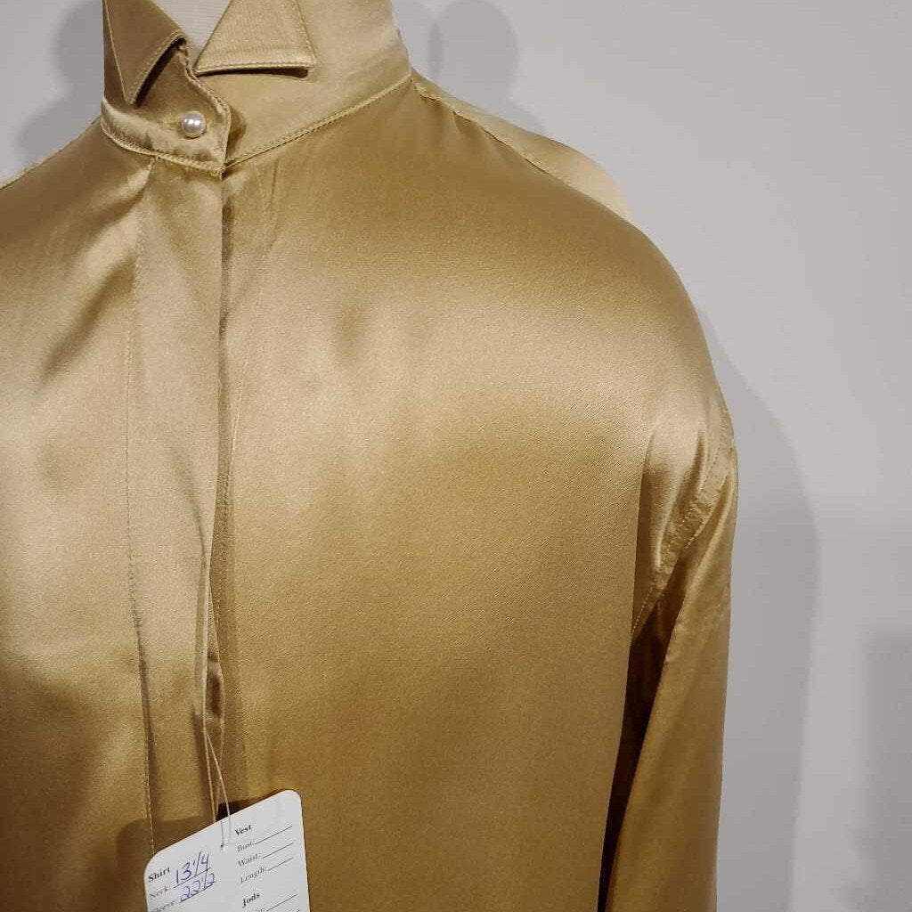 MDA Gold Satin Formal Shirt