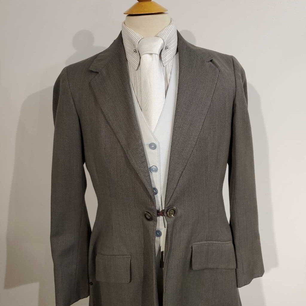 Green Houndstooth Girls Suit