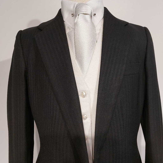 Becker Brothers Black Striped Men's Suit