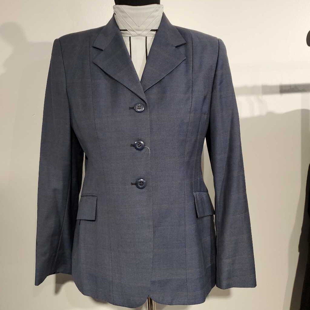 Grand Prix Navy with Copper Windowpane Hunt Coat 14S