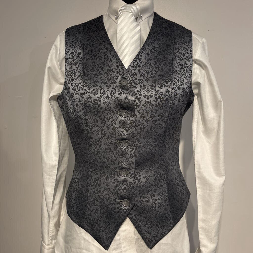 Go N Show New Satin Brocade Vest