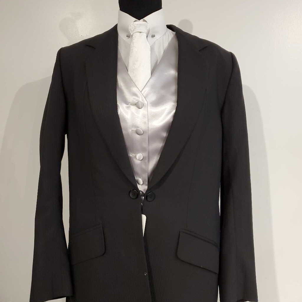 MDA Black Striped Suit