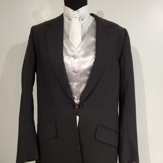 MDA Black Striped Suit
