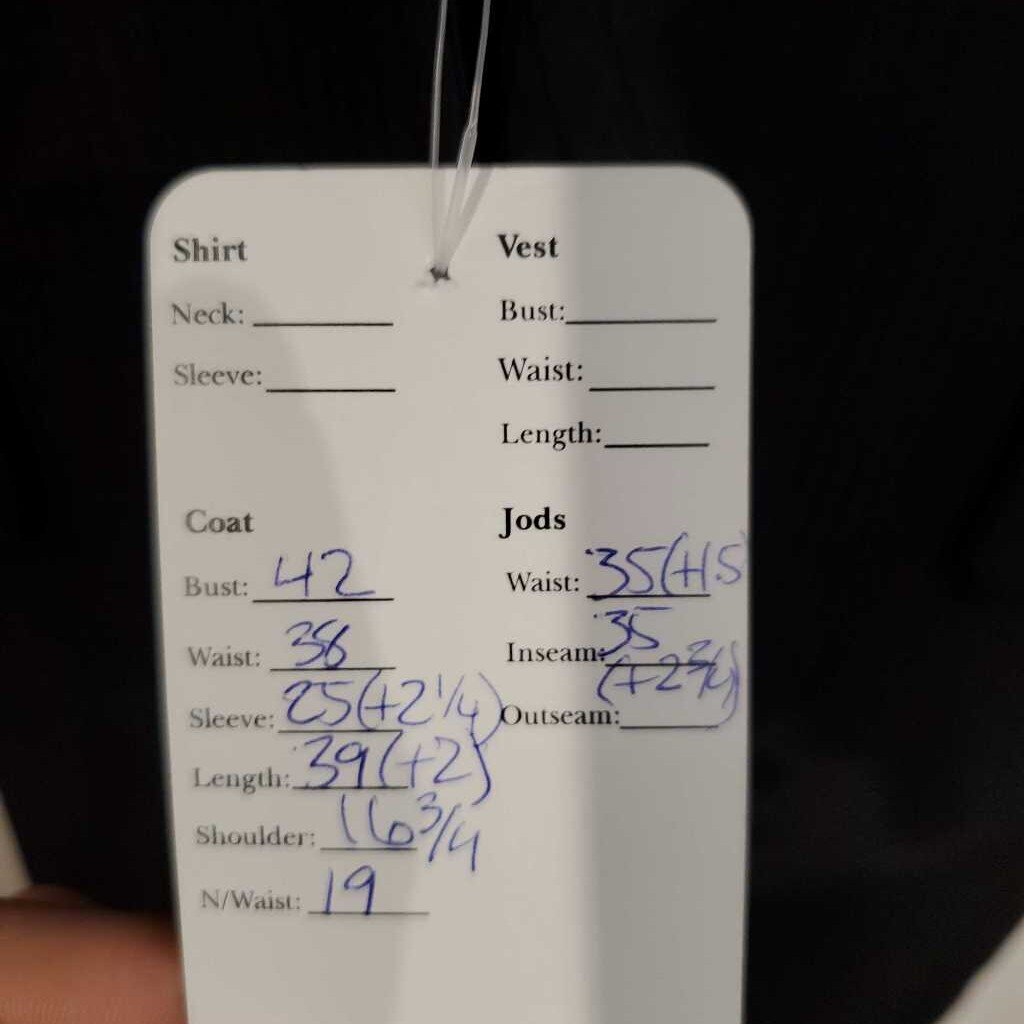 MDA Black Striped Suit