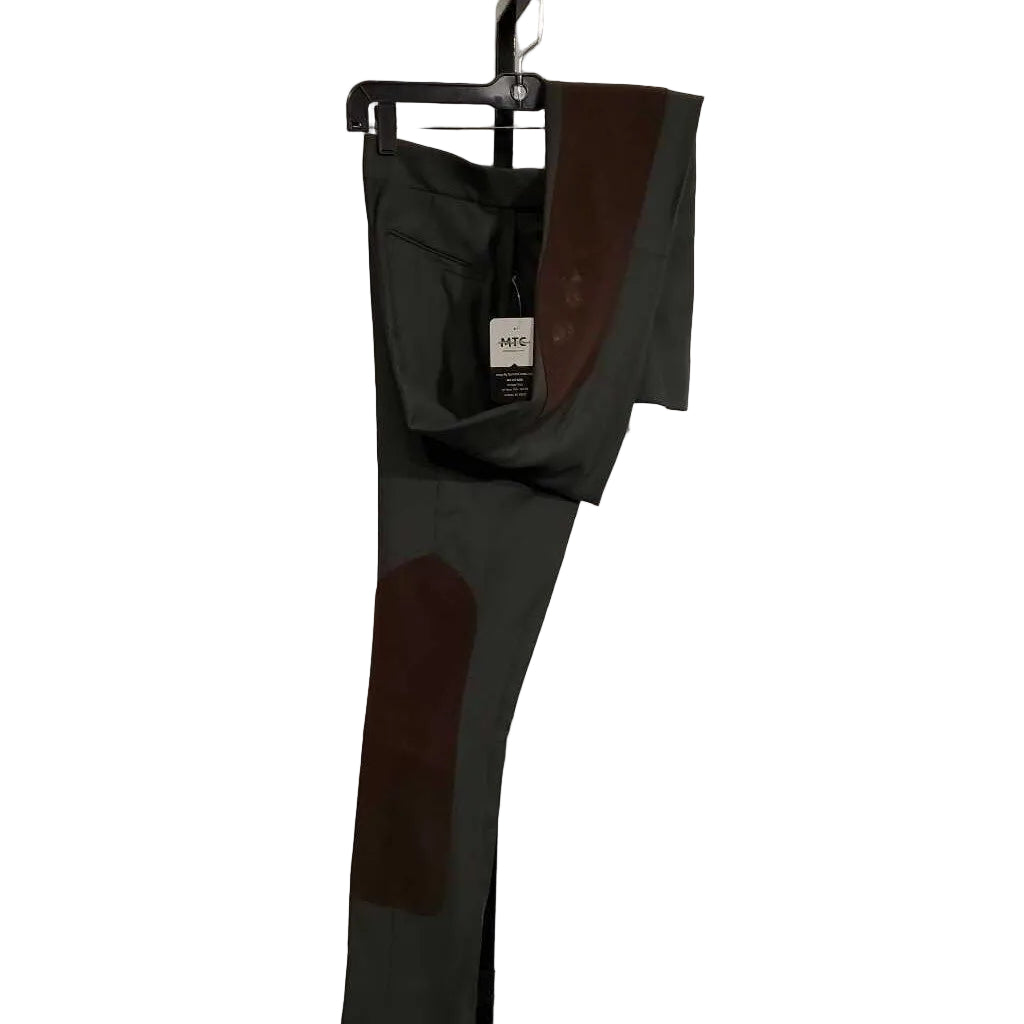 Saddleseat Connection Green Pleasure Jods With Suede (W.29 INS.35)