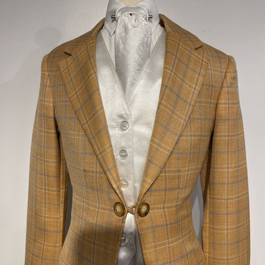 DeRegnaucourt Butterscotch Windowpane Suit