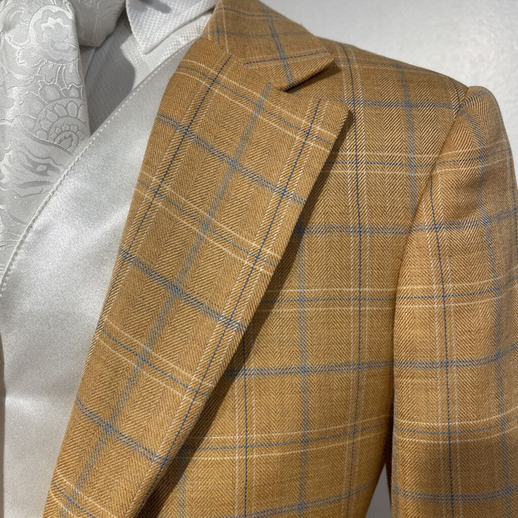 DeRegnaucourt Butterscotch Windowpane Suit